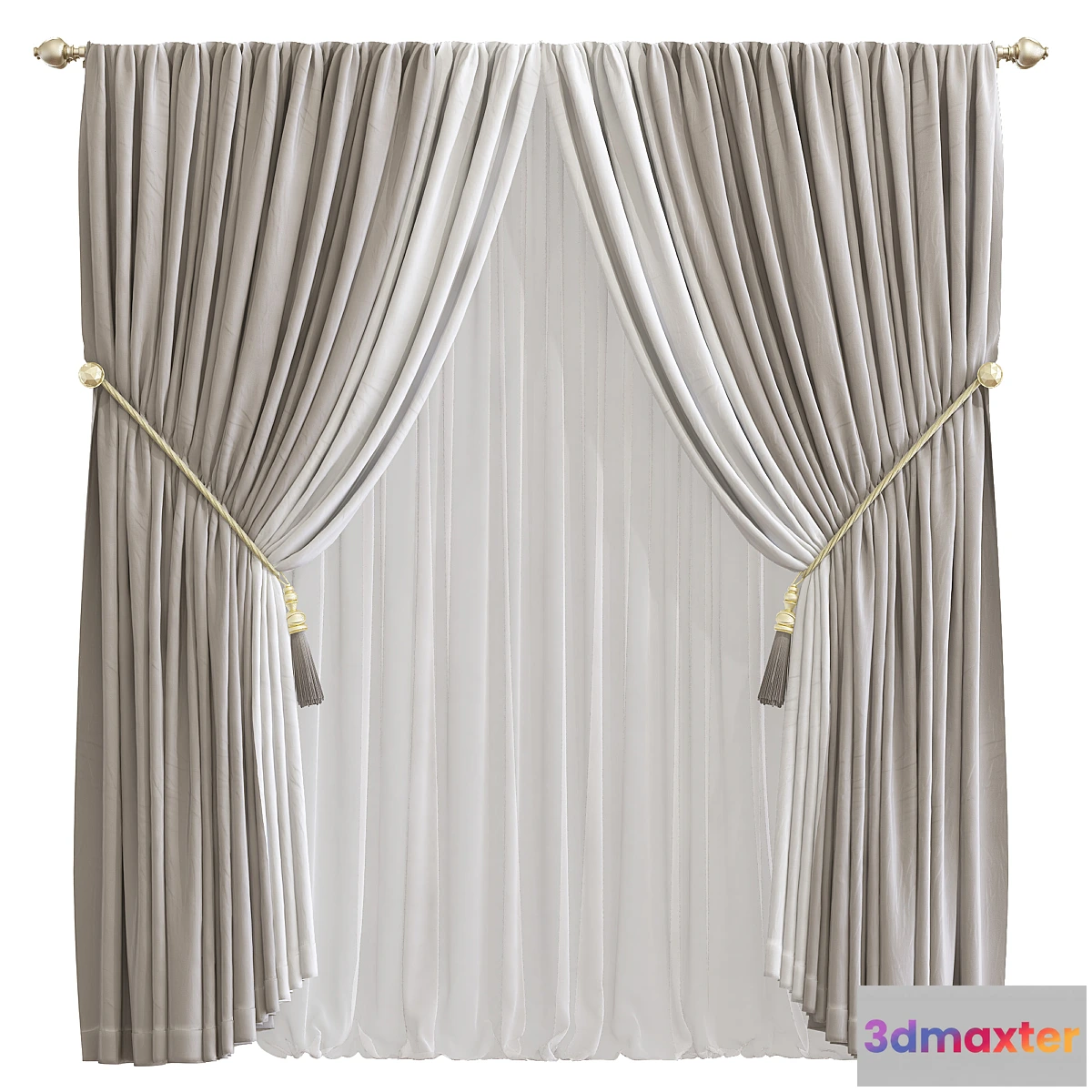 1438338 - Curtain 757 3D Max