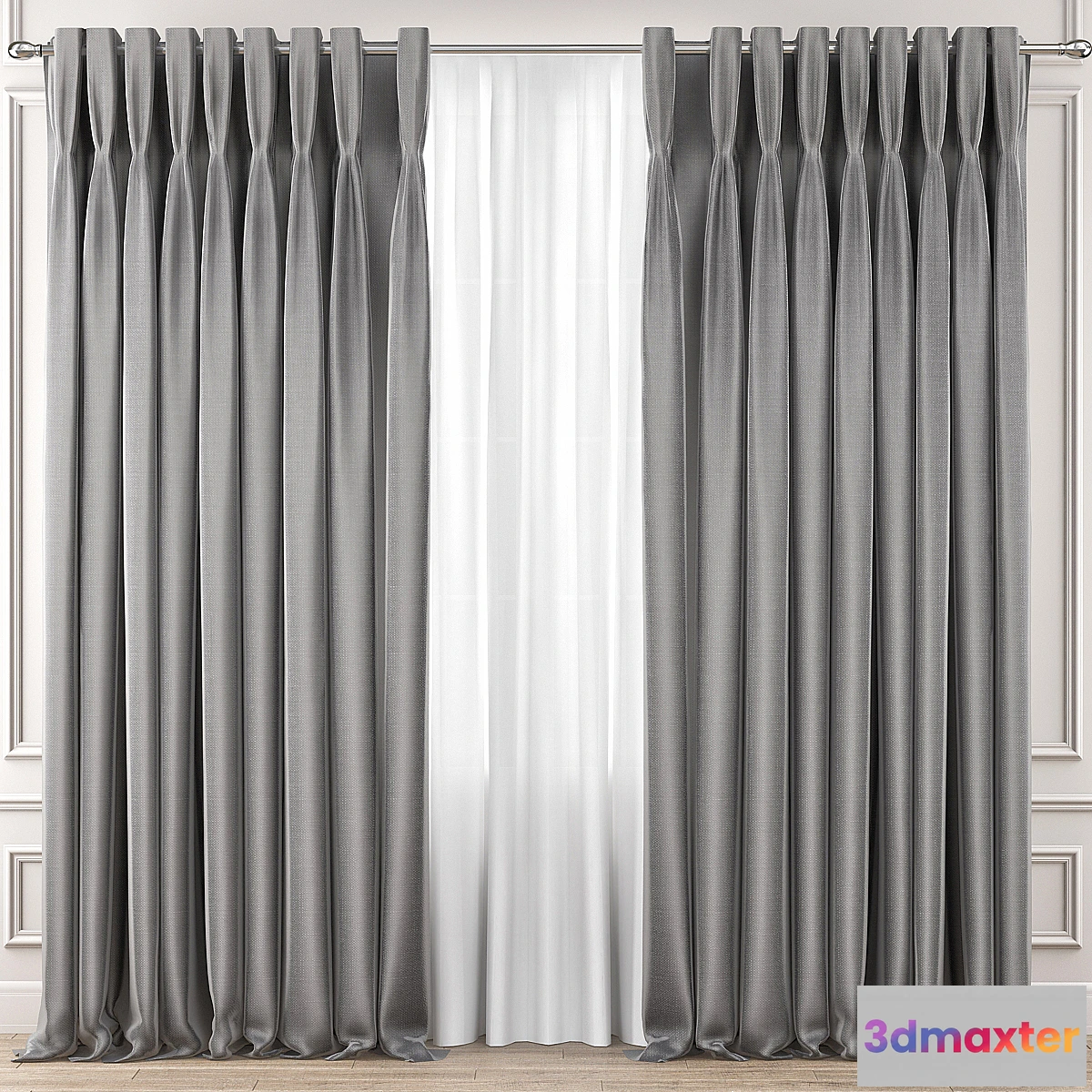 1439034 - Curtains Premium PRO №45 3D Max