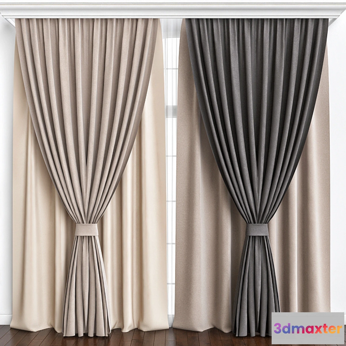 1440038 - Curtains_25 3D Max
