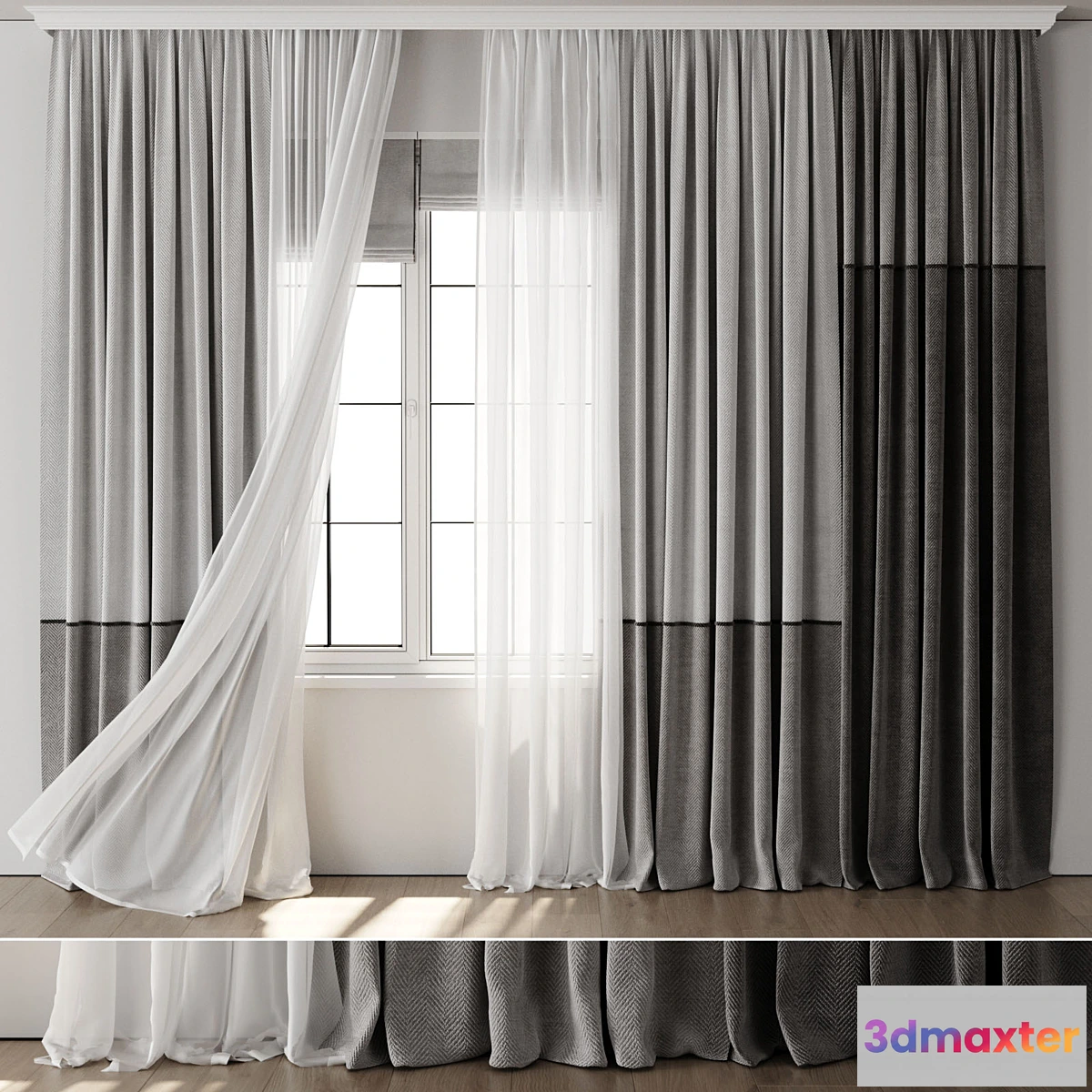 1441714 - Curtain for Interior 125 3D Max