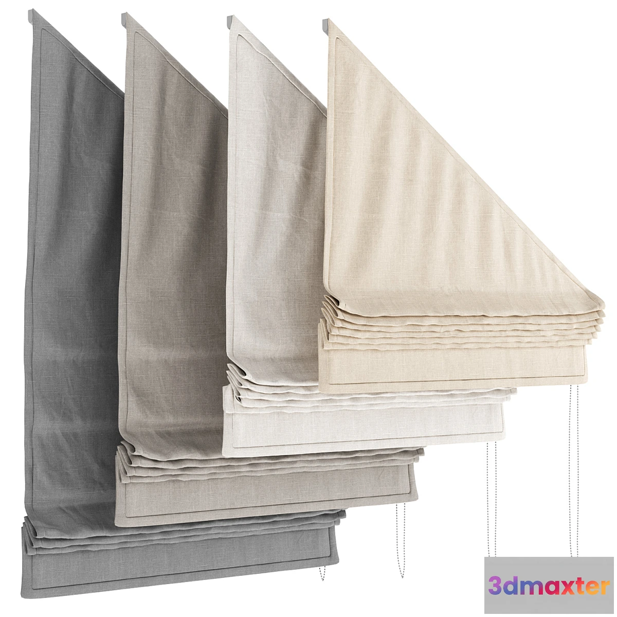 1442690 - Roman blind_07 3D Max