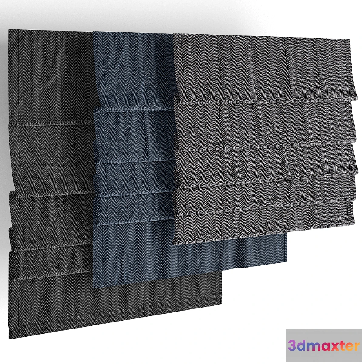 1443794 - Roman blinds 16 3D Max