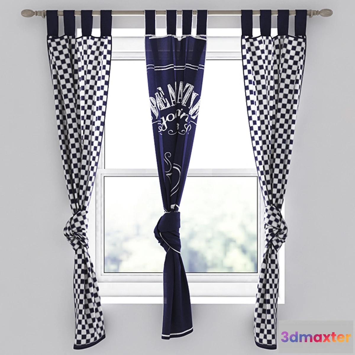 1445564 - Kitchen curtains 3D Max