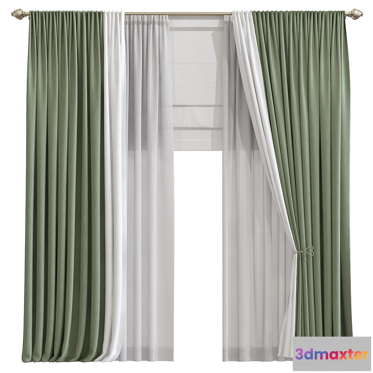 1448984 - Curtain 967 3D Max