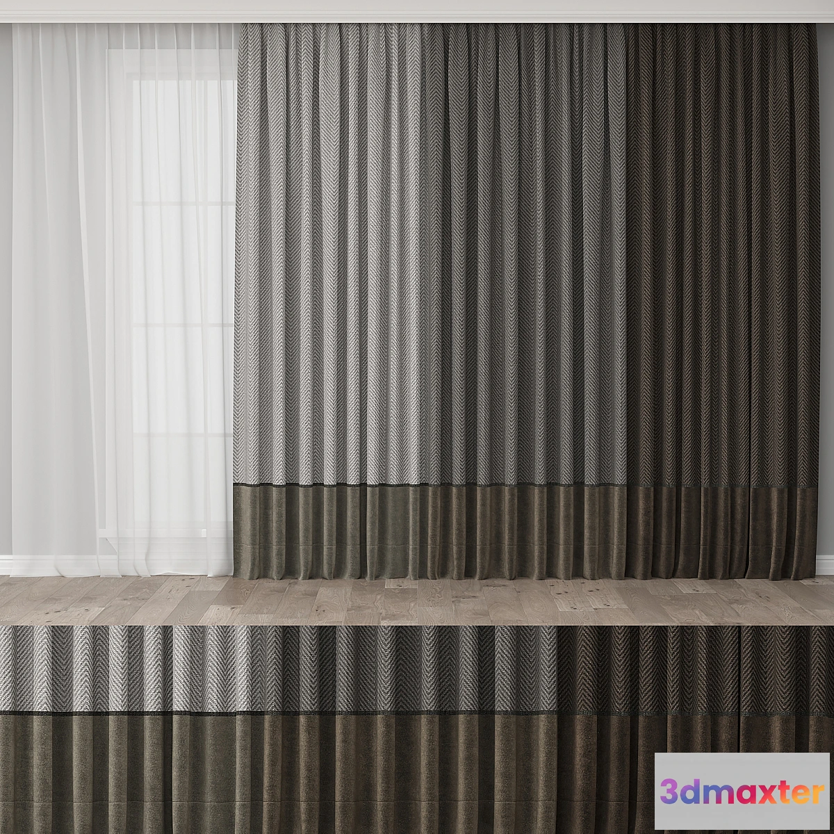 1449284 - Curtain for Interior 01 3D Max