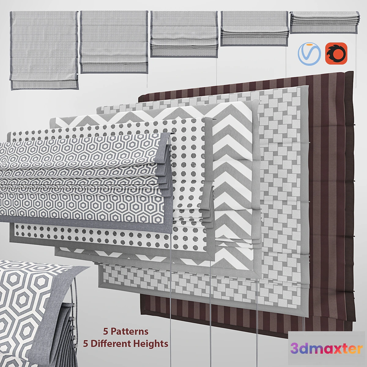 1449786 - Roman curtain 3 3D Max