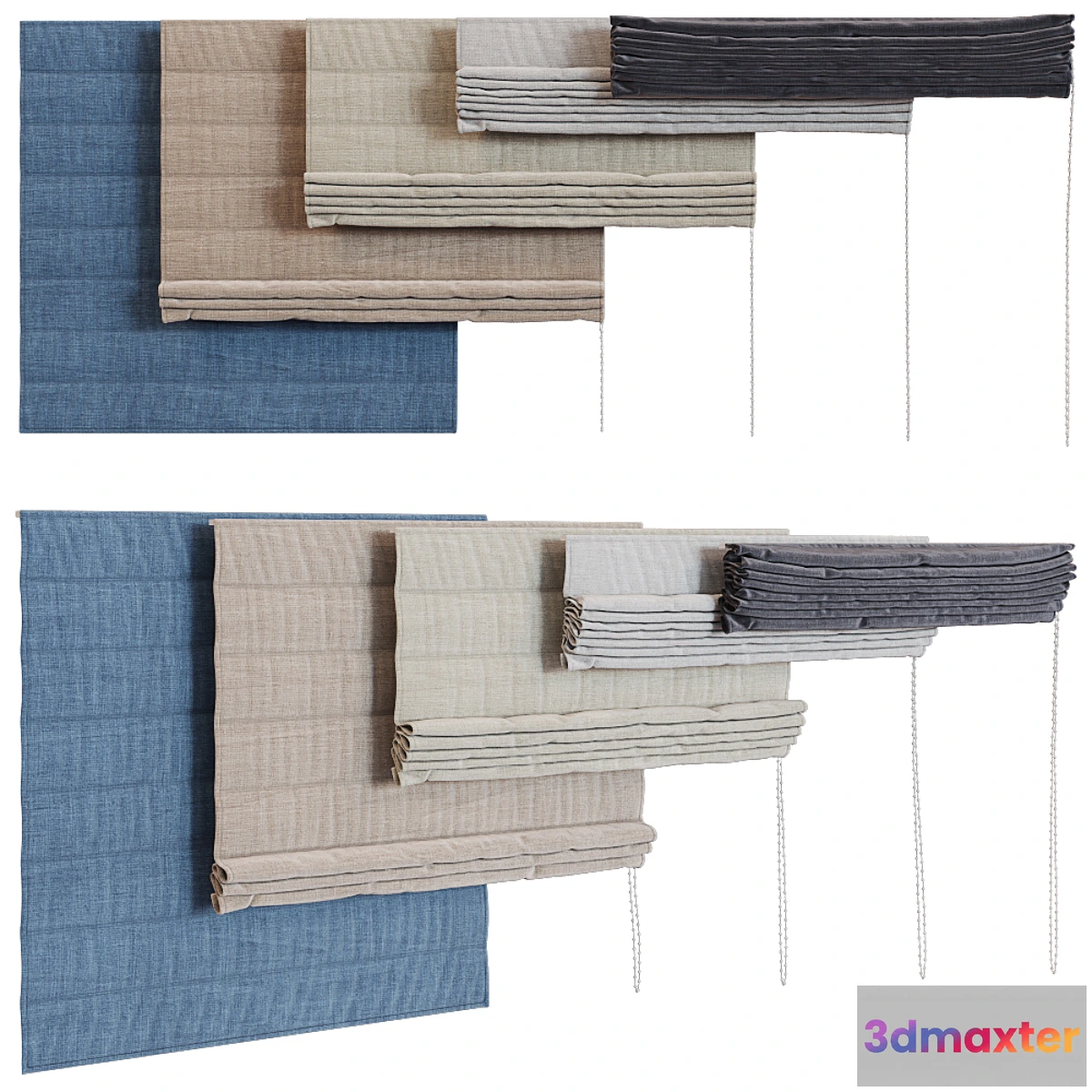 1450712 - Roman curtain 3D Max