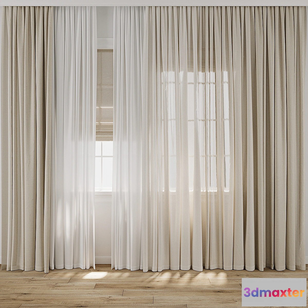 1452738 - Curtain 966 3D Max