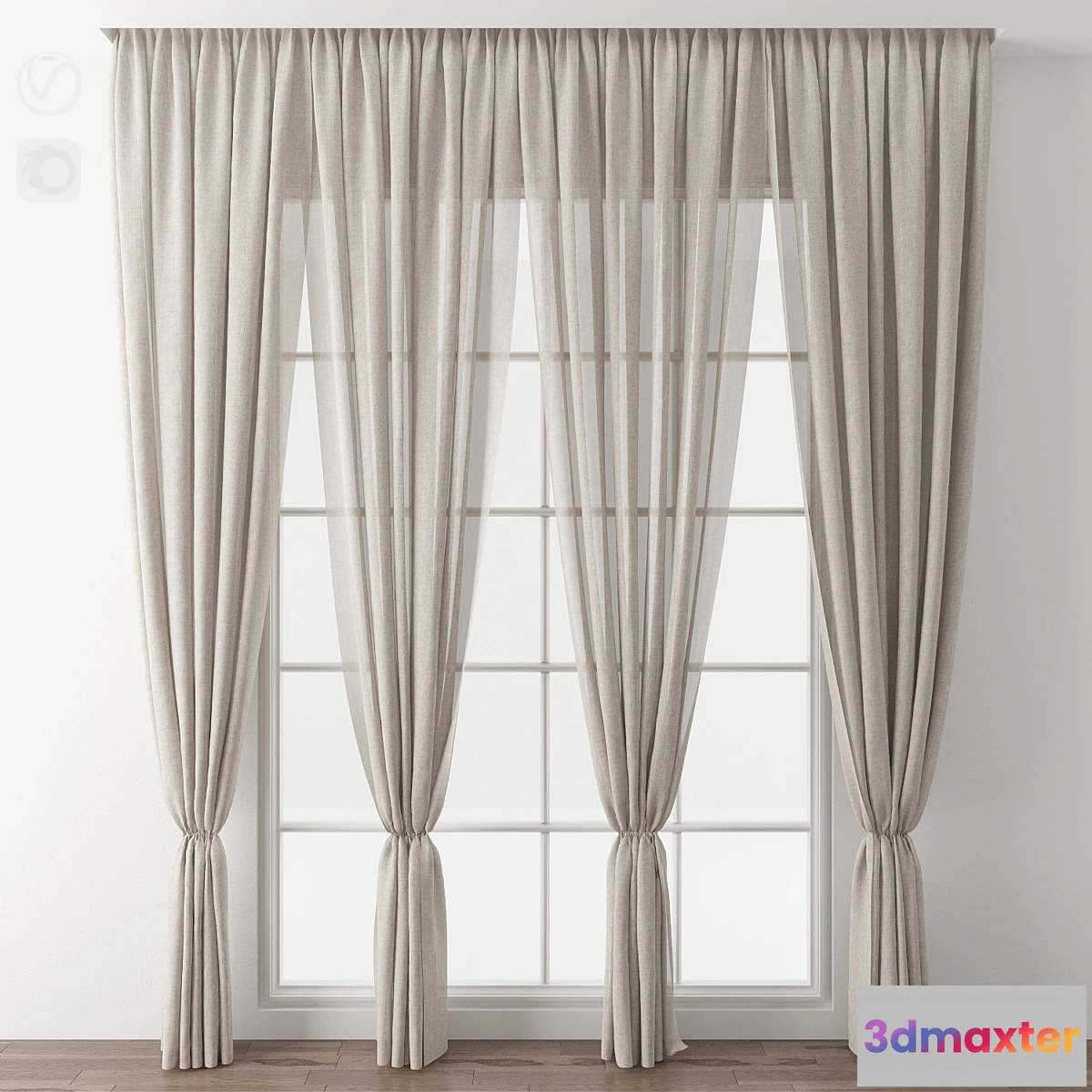 1454562 - Curtain 3D Max