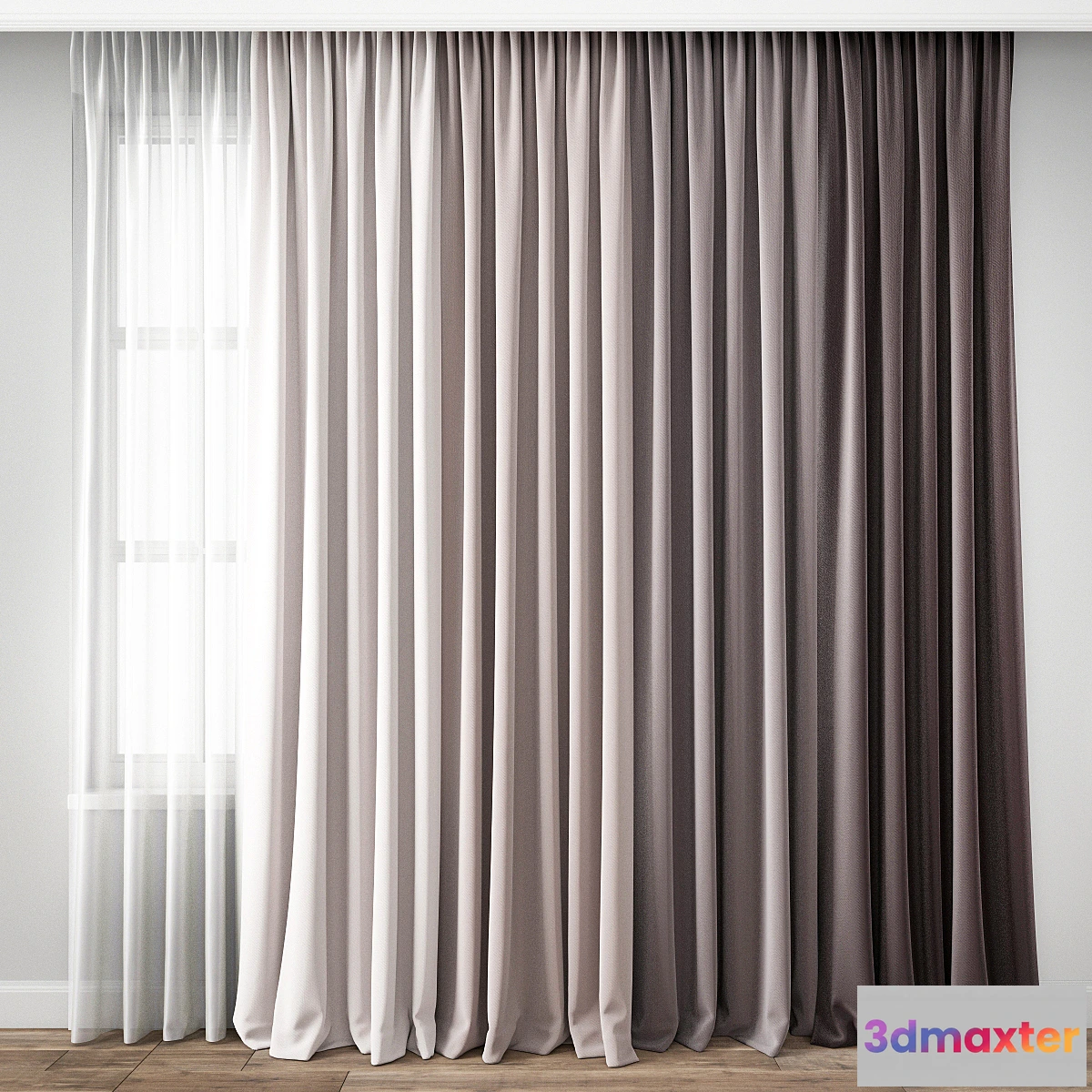 1454888 - Curtain 153 3D Max