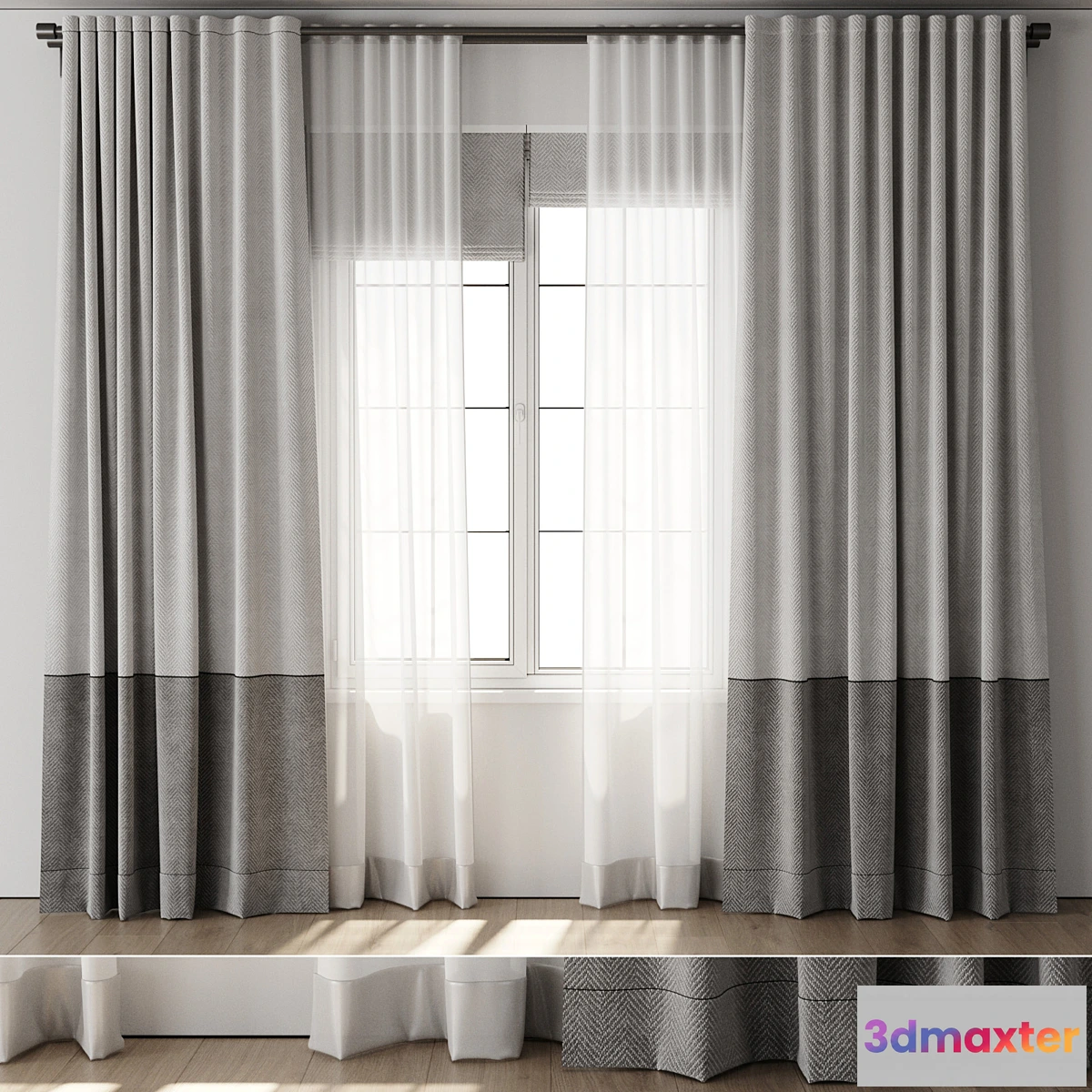 1455016 - Curtain for Interior 135 3D Max