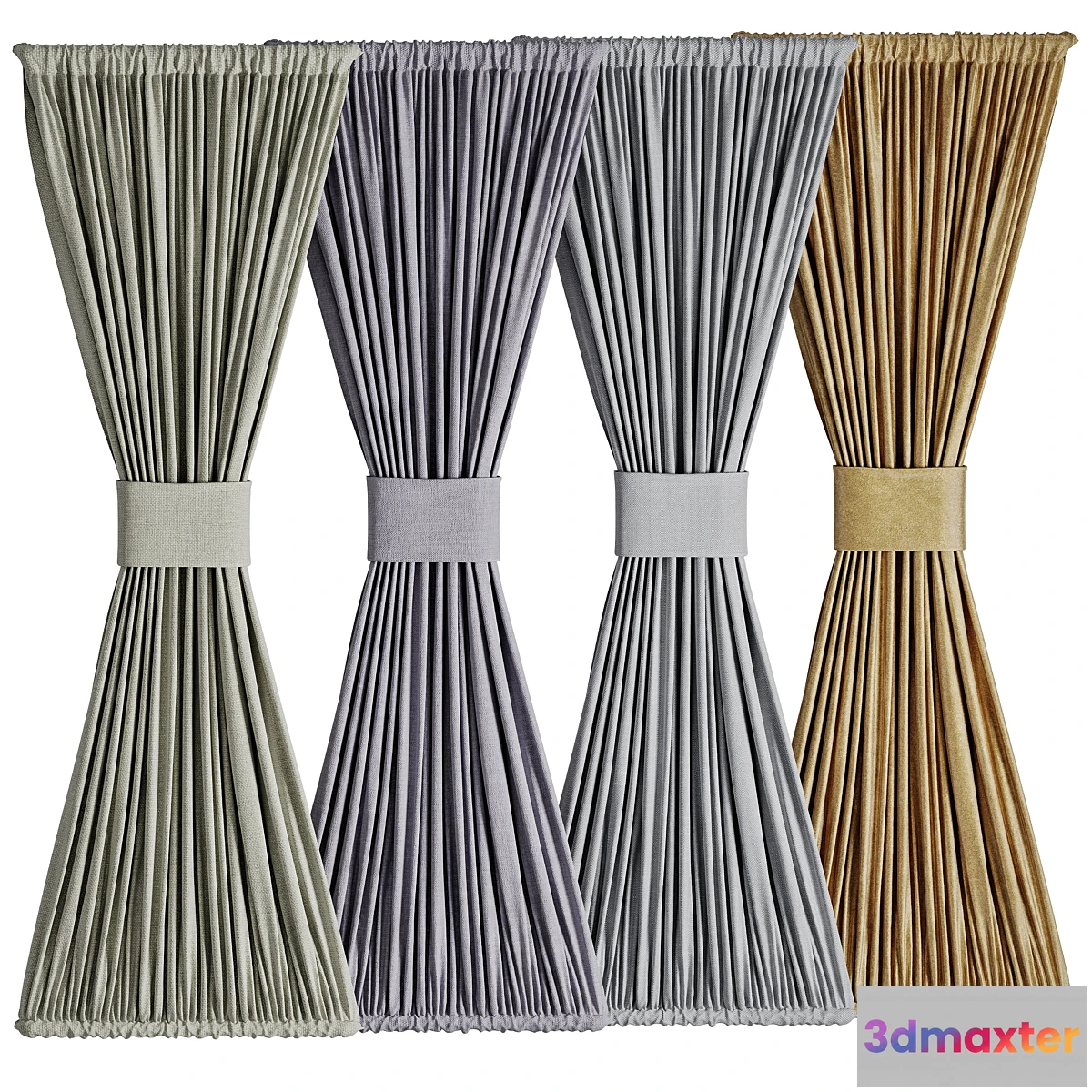 1455174 - stained glass curtains 3D Max