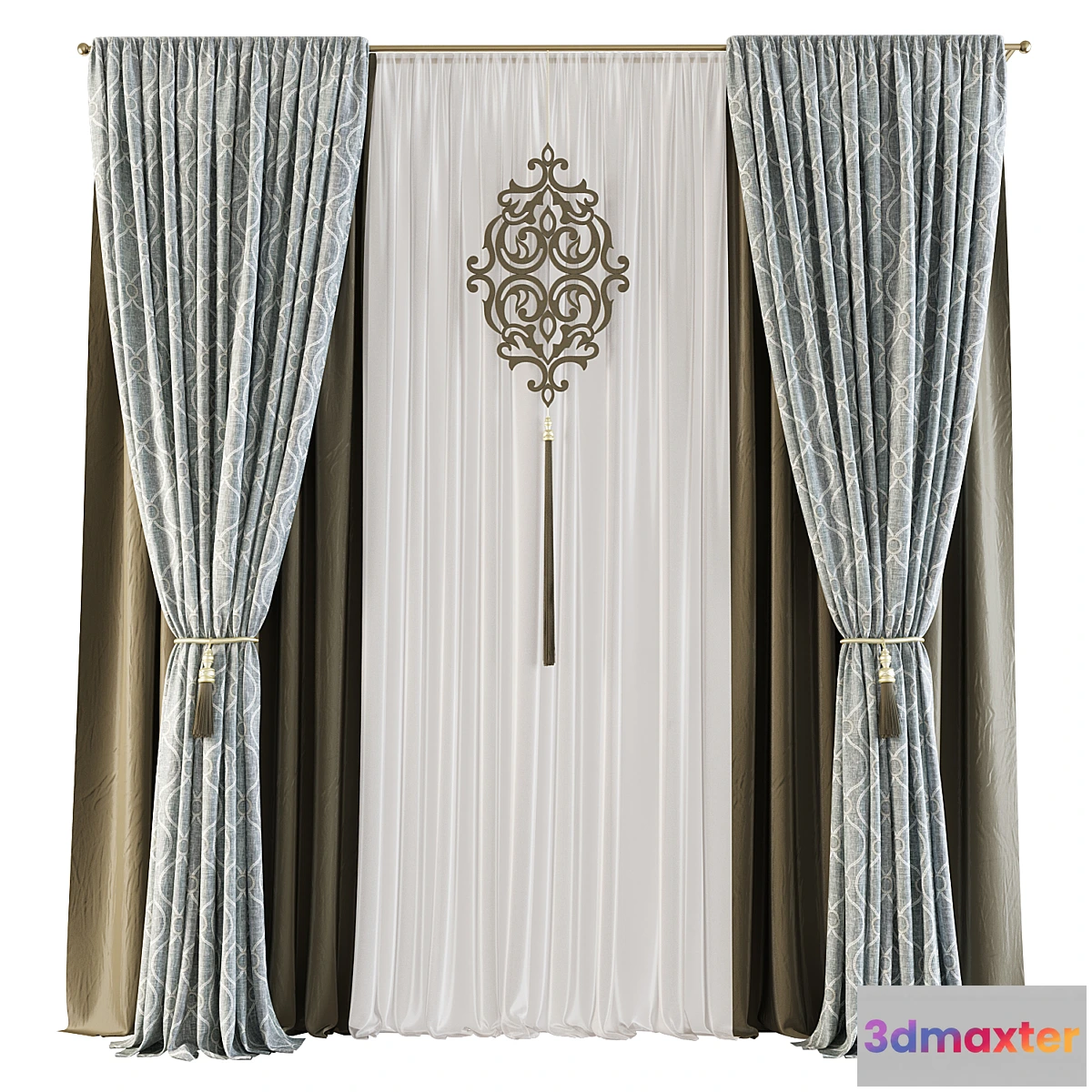 1455732 - Curtain 548 3D Max
