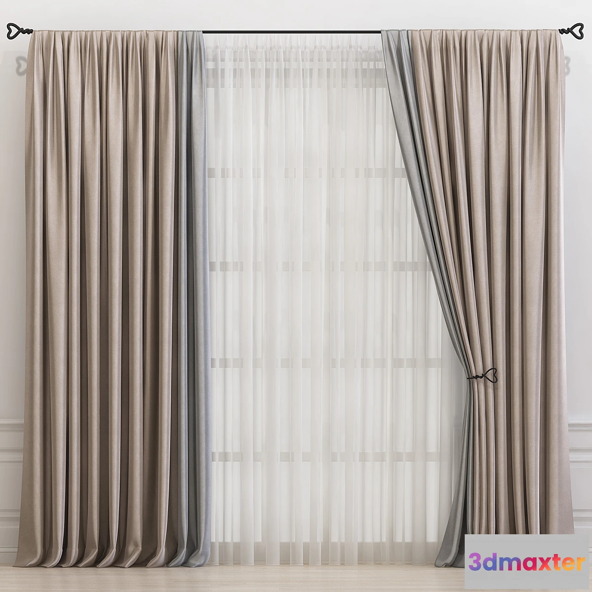 1461226 - Curtain 635 3D Max