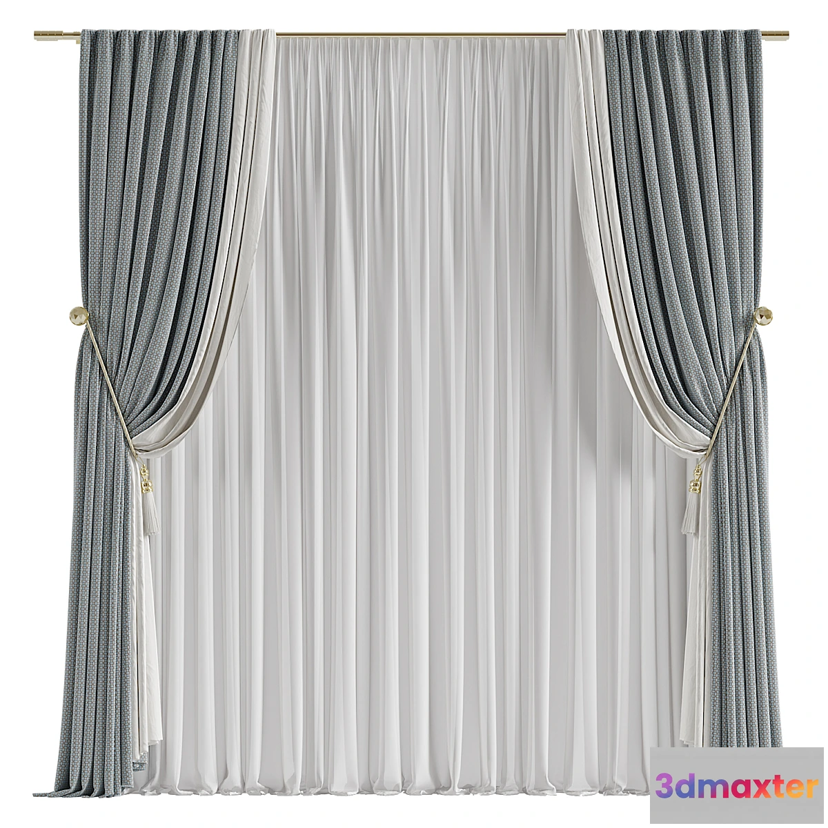 1463308 - Curtain #012 3D Max