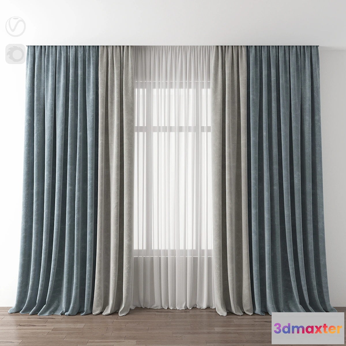 1463888 - Curtain 3D Max