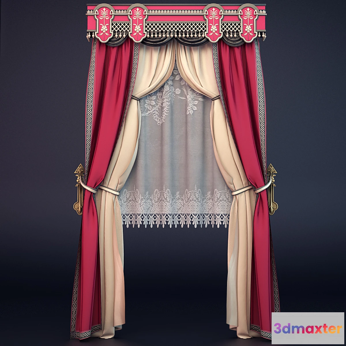 1465082 - Eldorado Curtain 01 3D Max