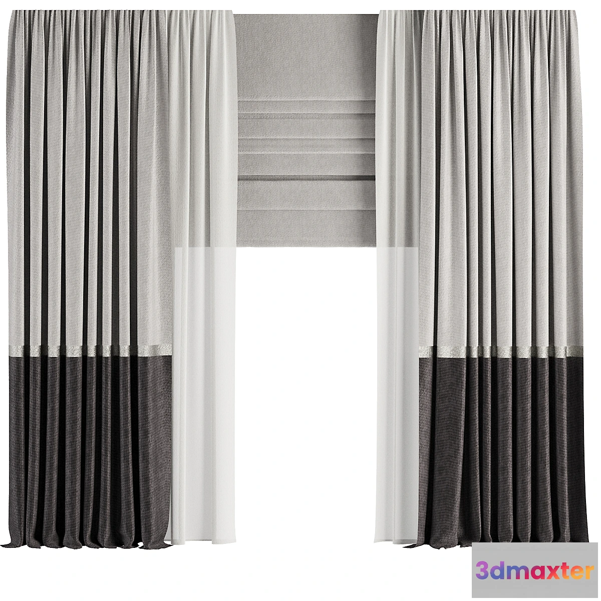 1466446 - Curtain Set M53 3D Max