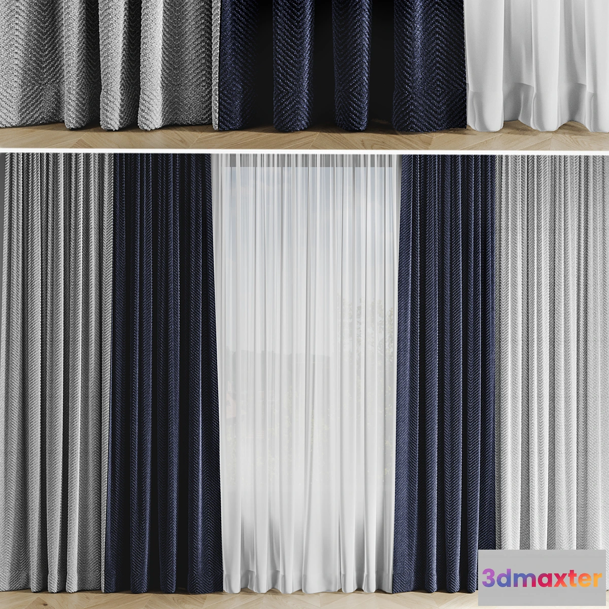 1468478 - Curtains_1 3D Max