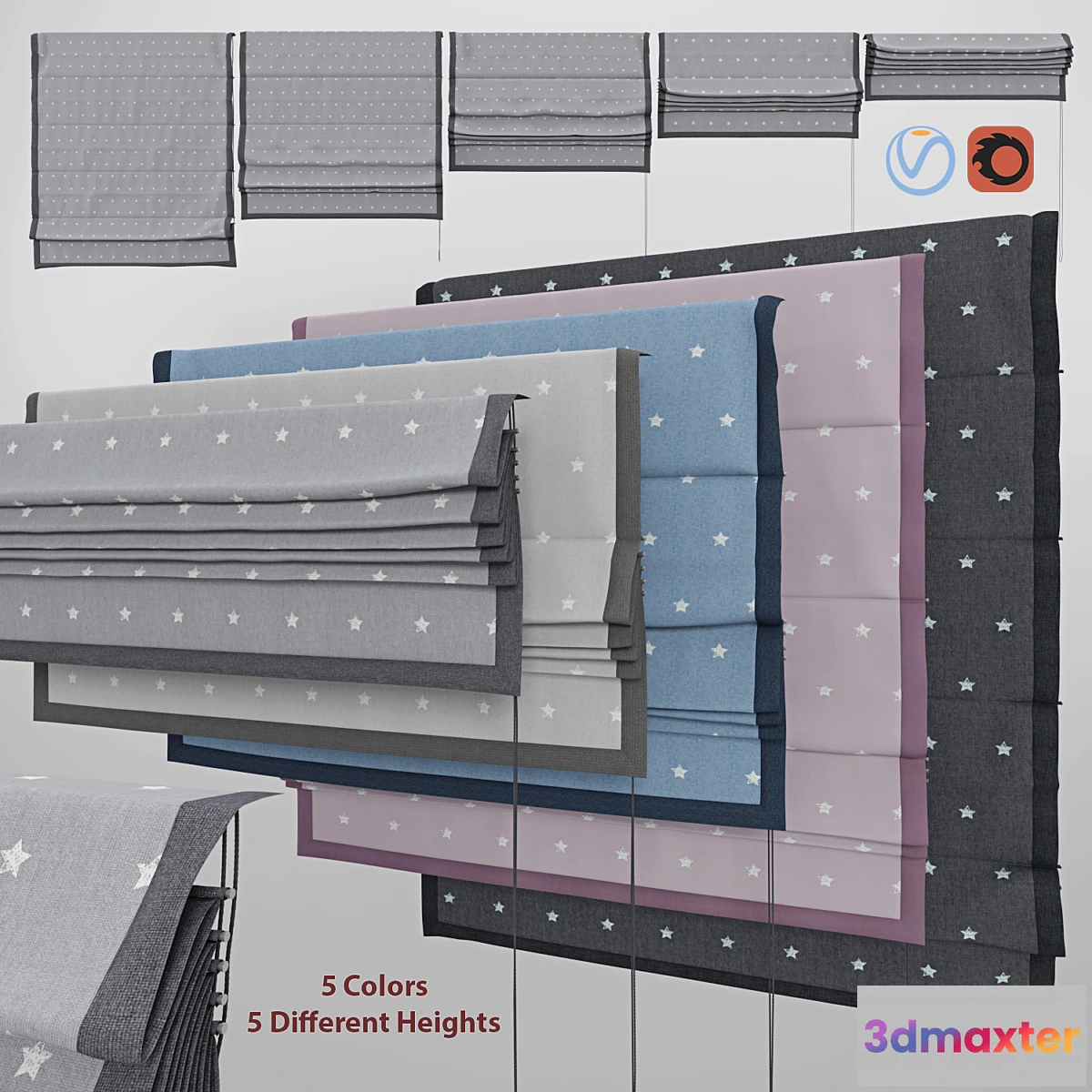 1469644 - Roman Blind 2 3D Max