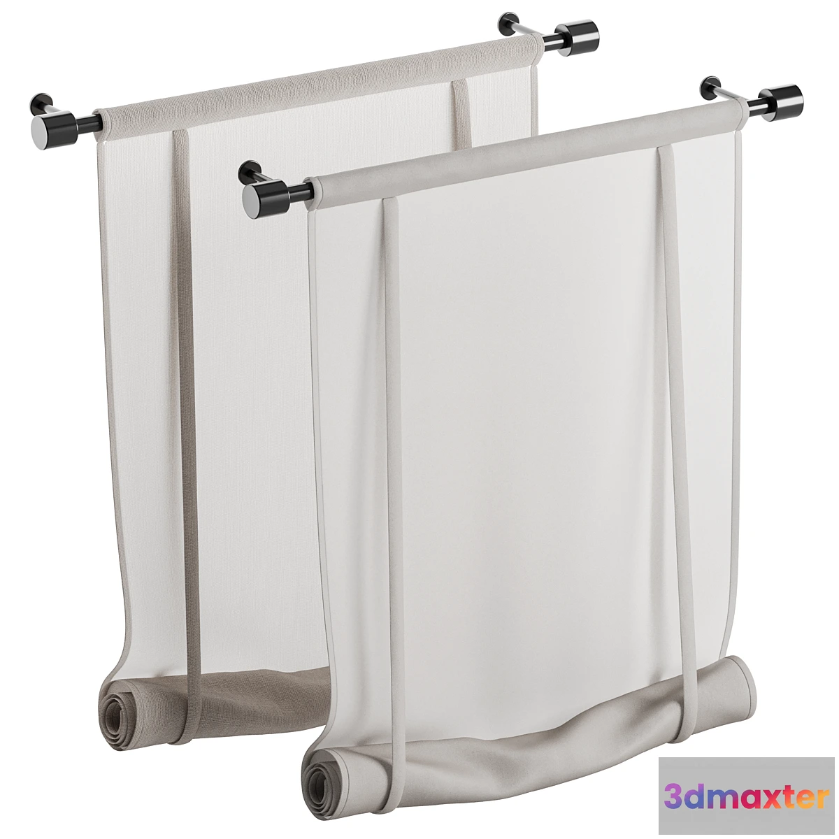 1472094 - Decorative Roman blind 3D Max