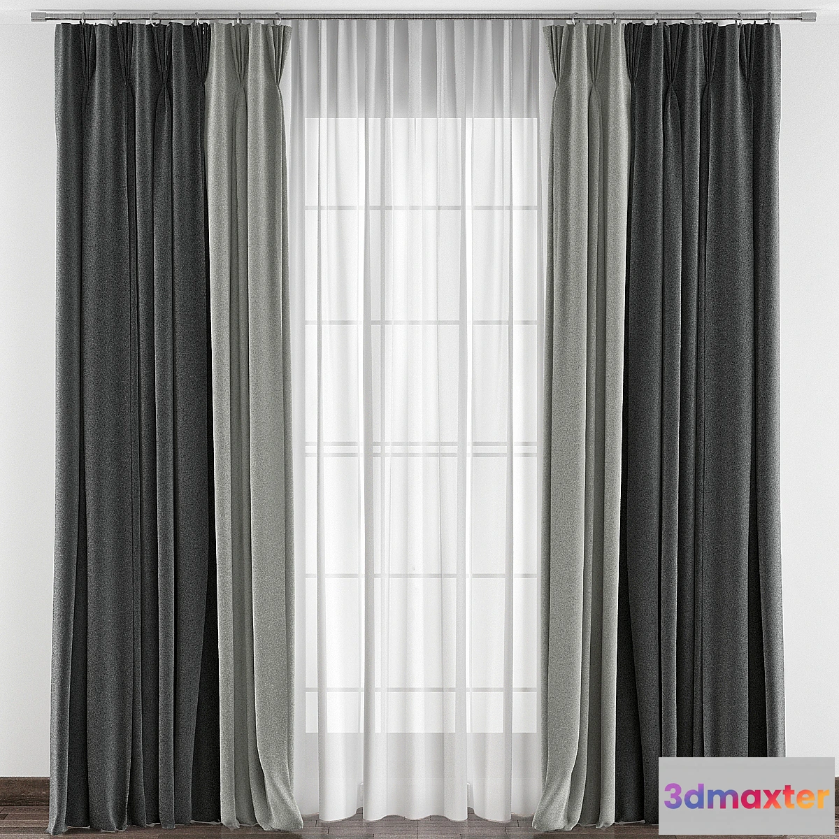 1472382 - Curtains № 144 3D Max