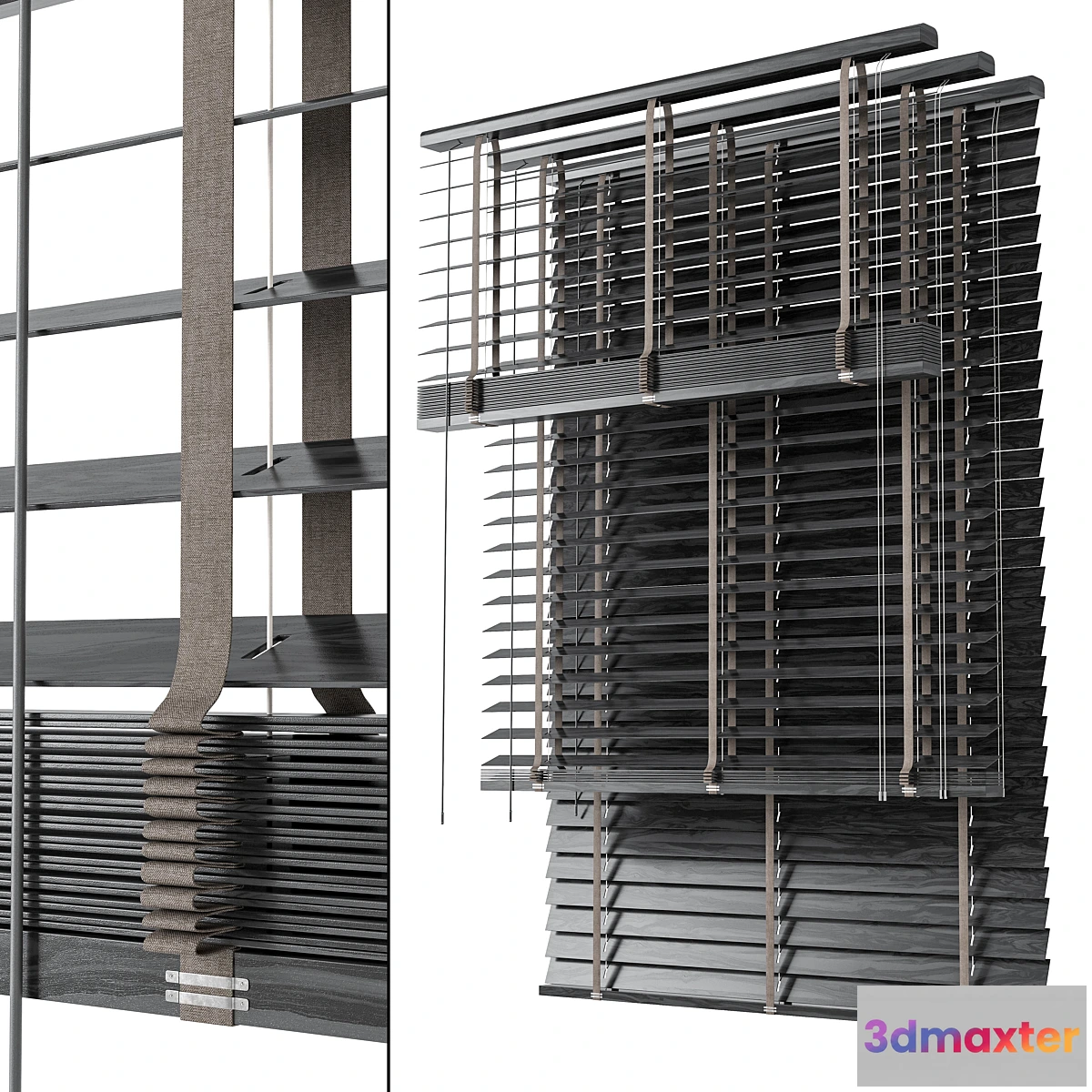 1473360 - Wooden blinds Set 23 3D Max