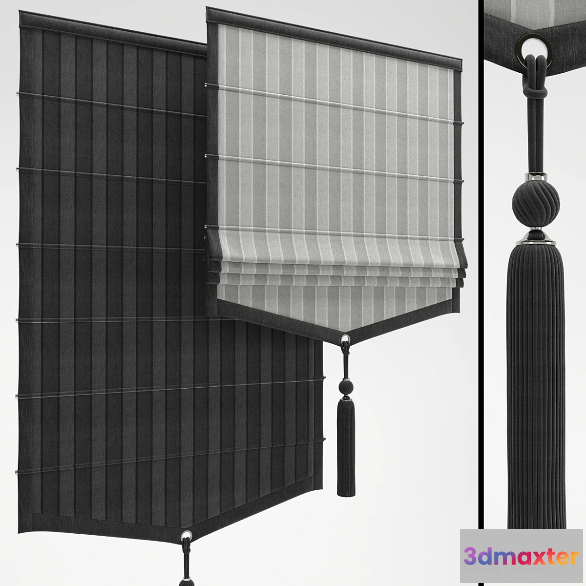 1473904 - Roman Shade 23 3D Max