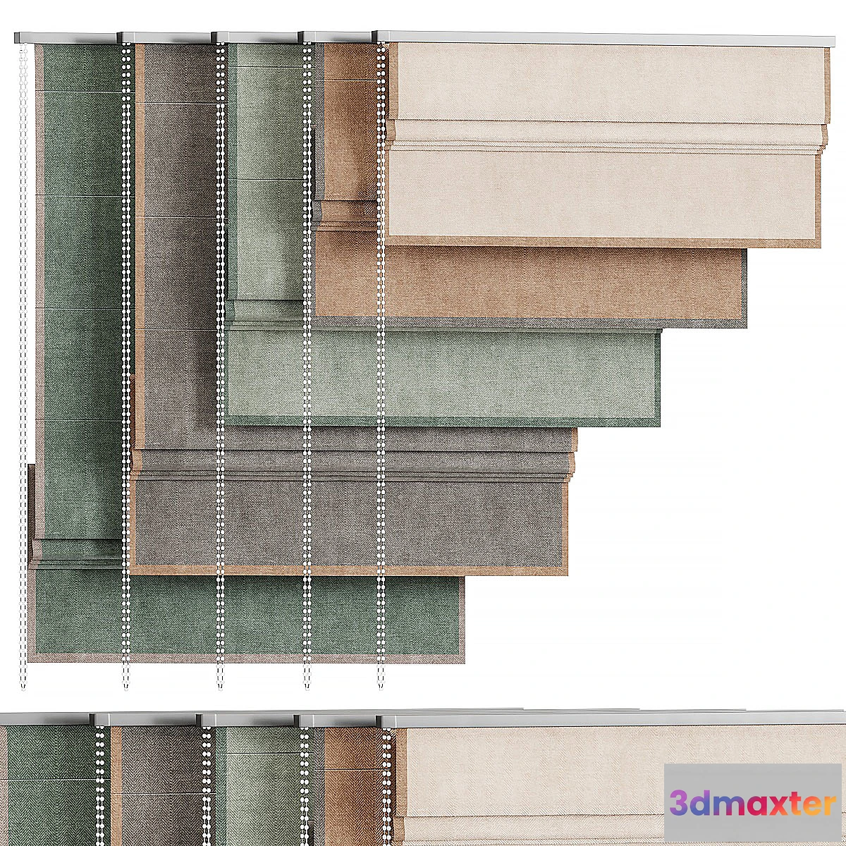 1474688 - Roman curtain 02 3D Max
