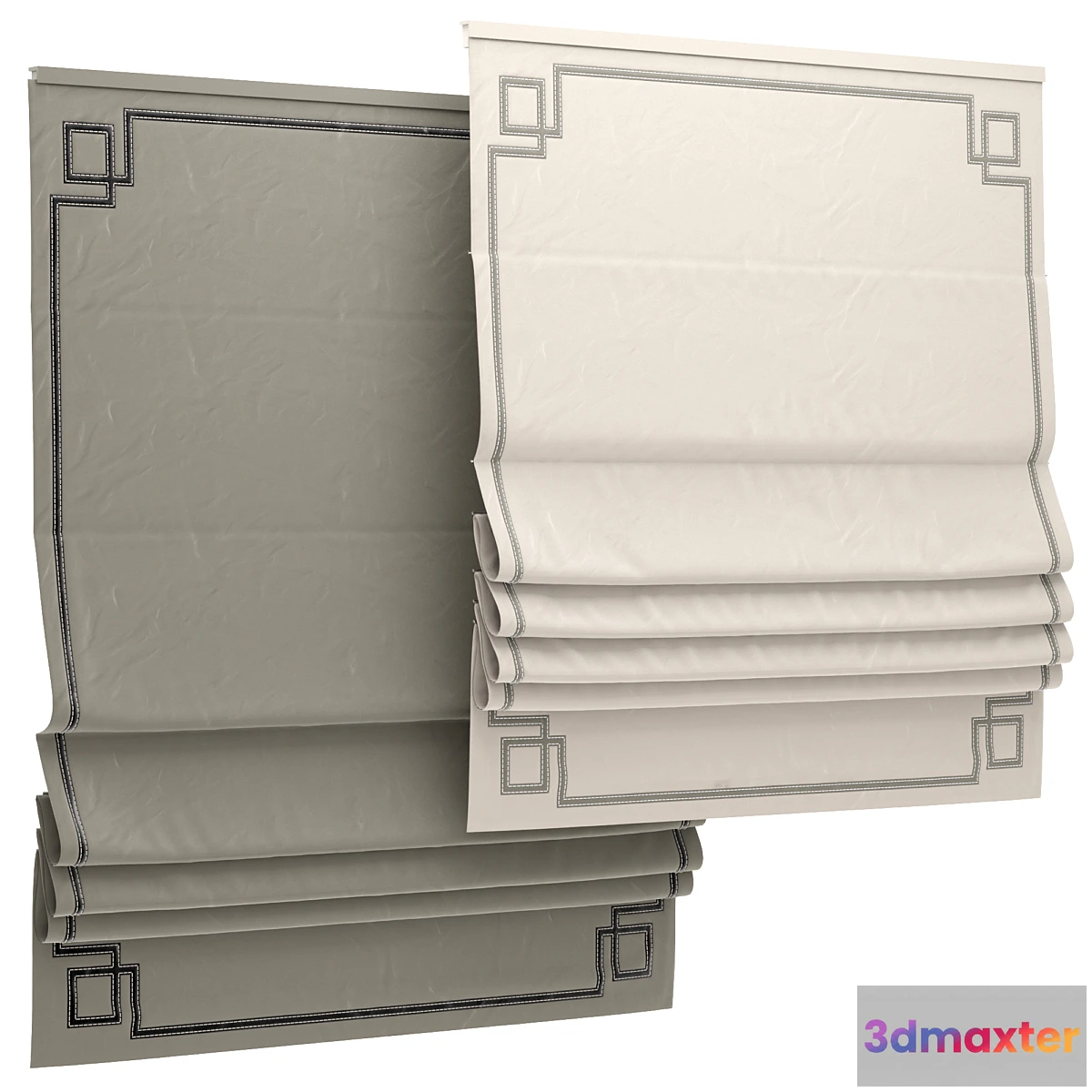 1475958 - Roman shade 114 3D Max