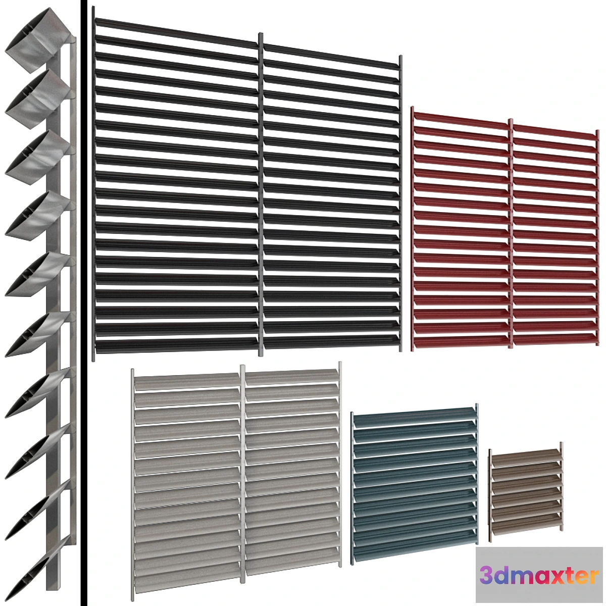 1477060 - Shutter for windows and doors 3D Max