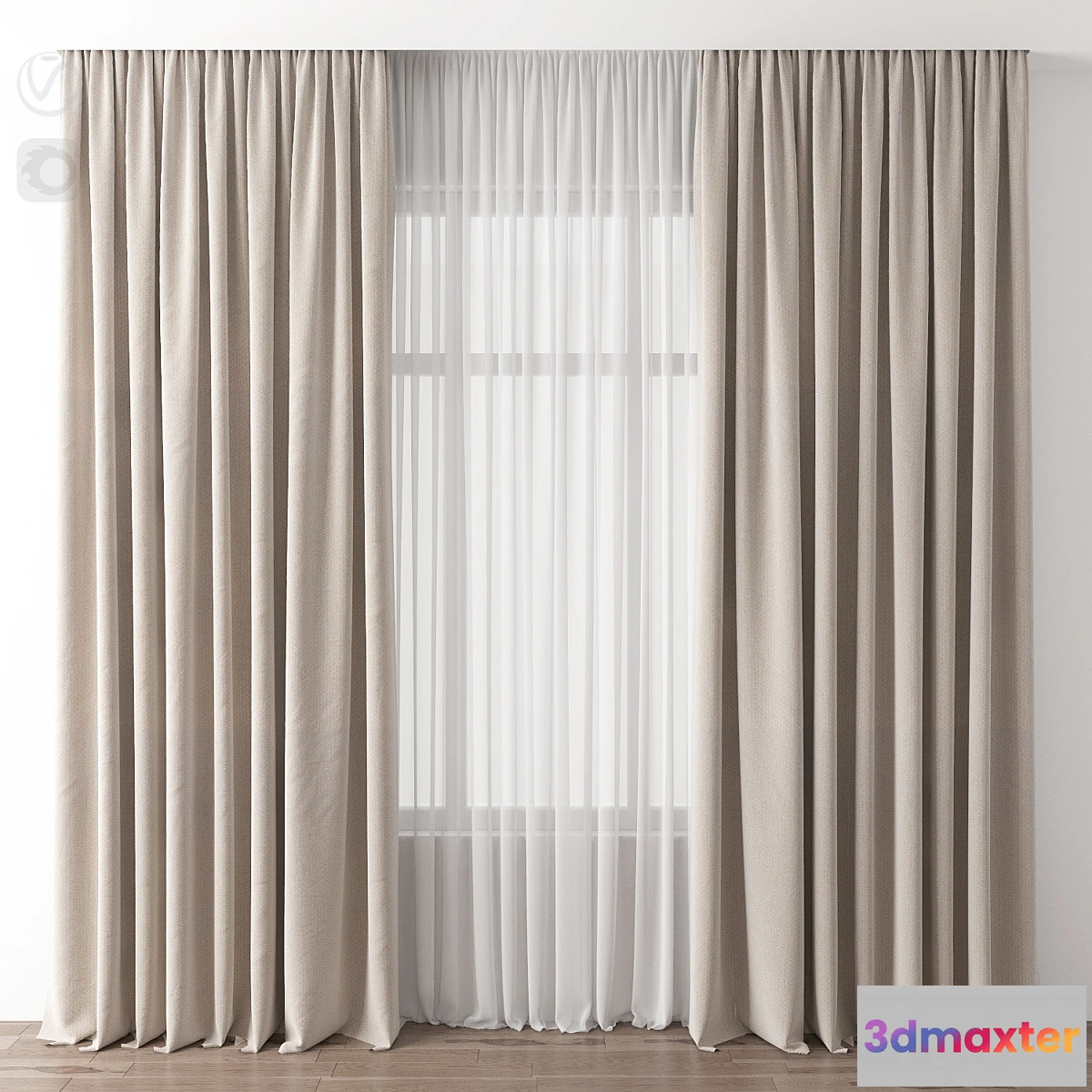 1477202 - Curtain 3D Max