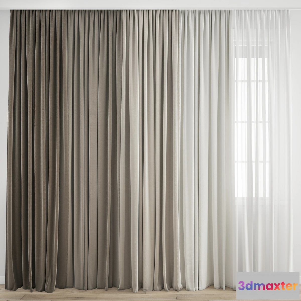 1478576 - Curtain 375 3D Max