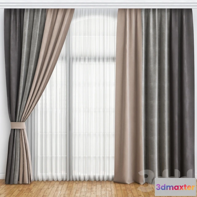 1541613 - Curtains Study 3D Max