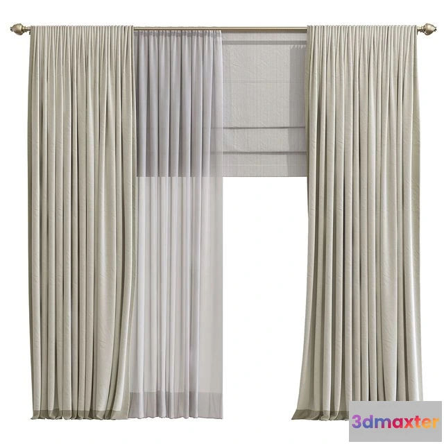 1545229 - Curtain 906 3D Max