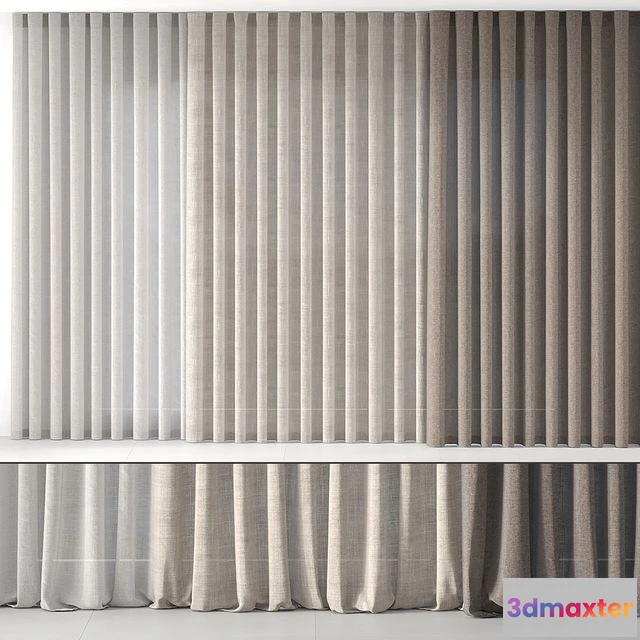 1545694 - Curtains 2 options 3D Max