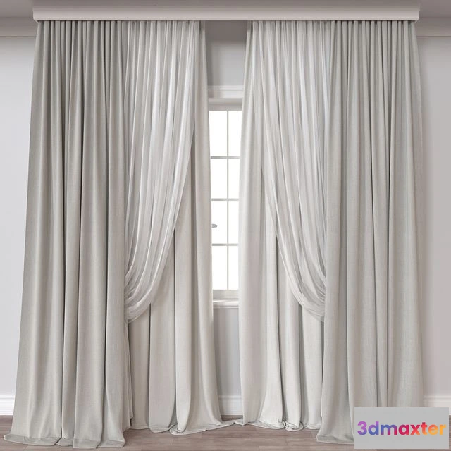 1548583 - Curtain A410 3D Max