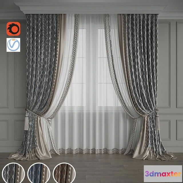 1548963 - Drapery set 128 3D Max