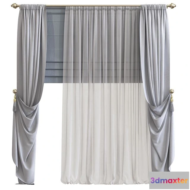 1553167 - Curtain 731 3D Max