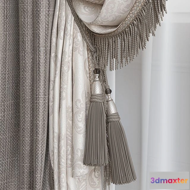 1553559 - Set of curtains 84 3D Max