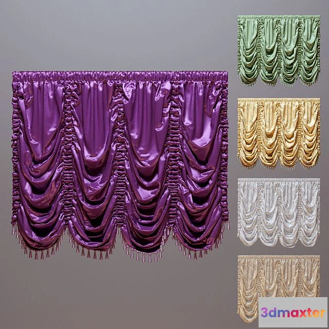 1557549 - French curtains 3D Max
