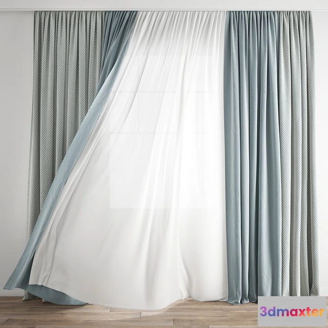 1558167 - Curtain 267 Wind blowing effect 2 3D Max