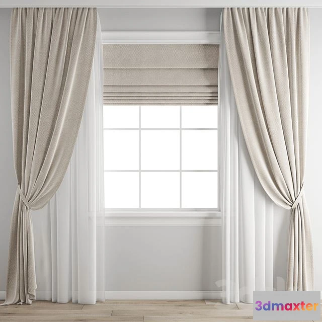 1558171 - Curtain 421 3D Max