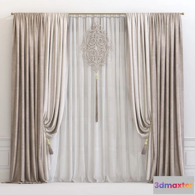 1559289 - Curtain 609 3D Max