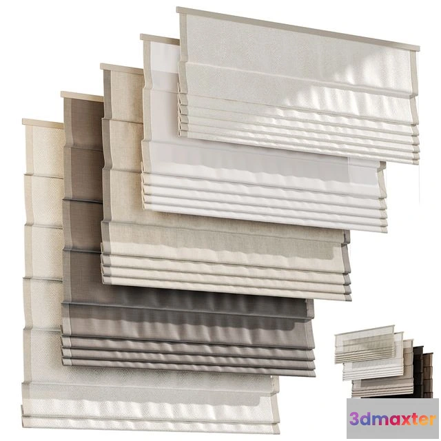 1560759 - Roman curtains 03 3D Max