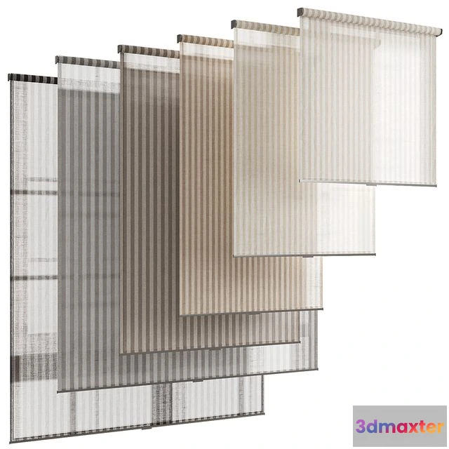 1561405 - Roller blinds 28 roller blinds 3D Max