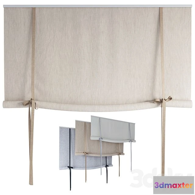 1561729 - Roman Curtains 194 3D Max