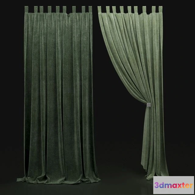 1562079 - Green Curtain 279 3D Max