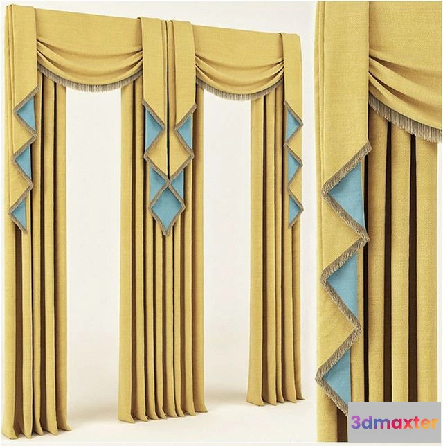 1562937 - Curtains Curtain 3D Max
