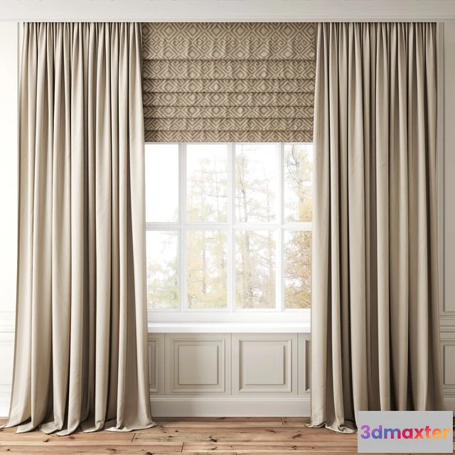 1564028 - Curtain 75 3D Max